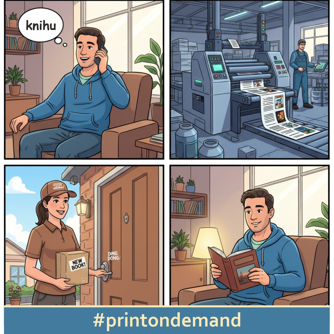 Print-on-Demand: Ekologie a flexibilita